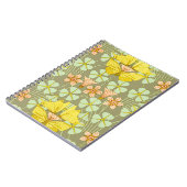 バタフライフローラ植物性アールヌーボー ノートブック (左側)