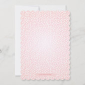 バタフライフローラ洗礼招待状 招待状 (裏面)