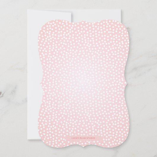 バタフライフローラ確認招待状 招待状 (裏面)