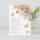 バタフライフローラ秋ブライダルシャワー 招待状 (スタンド正面)