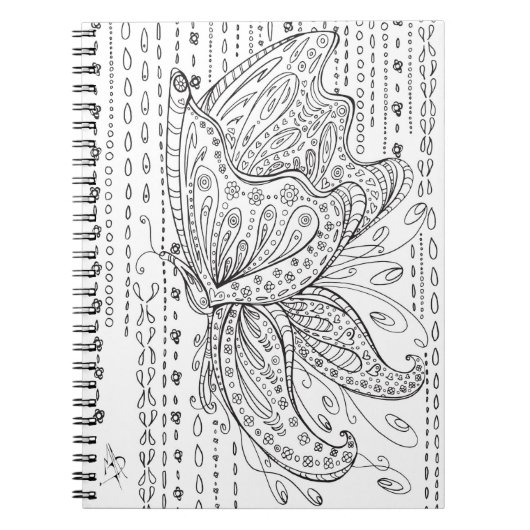 バタフライフローラ色帳MADART ノートブック (正面)