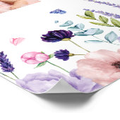 バタフライフローラ1年目フォトマイルストーンポスター ポスター (角)