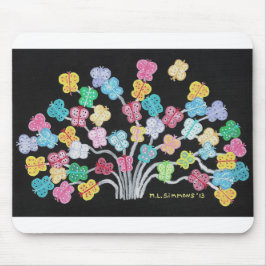 バタフライブッシュ マウスパッド