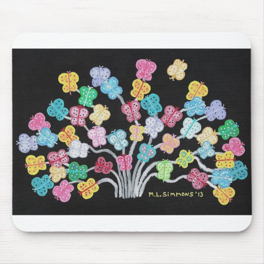 バタフライブッシュ マウスパッド (正面)