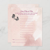 バタフライブライダルシャワーエージゲーム (正面/裏面)