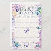 バタフライブライダルシャワービンゴゲーム (正面/裏面)