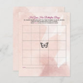 バタフライブライダルシャワービンゴ (正面/裏面)