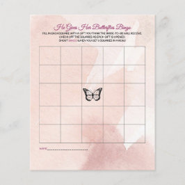 バタフライブライダルシャワービンゴ