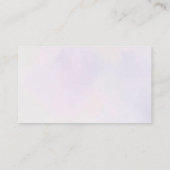 バタフライブライダルシャワーレシピ要求エンクロージャ エンクロージャーカード (裏面)