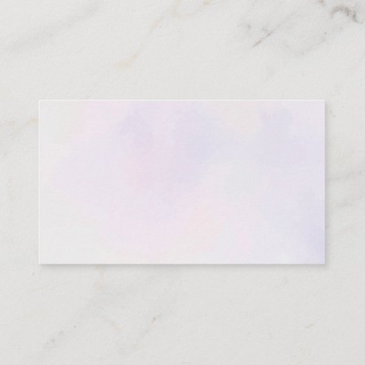 バタフライブライダルシャワーレシピ要求 エンクロージャーカード (裏面)