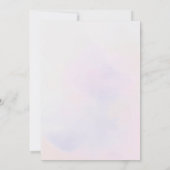 バタフライブライダルシャワー推測Whoゲームカード 招待状 (裏面)