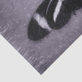 バタフライブラックパープルヴィンテージビクトリアンデクページ 薄葉紙 (詳細)