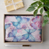 バタフライブリスパターンの切り離し 薄葉紙 (ギフト)