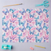 バタフライブリスパターンの切り離し 薄葉紙 (クラフト)