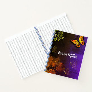 バタフライブリスラインジャーナル ノートブック