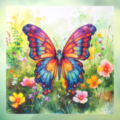 バタフライブルーオレンジウイング ウィンドウサイン (シート3)