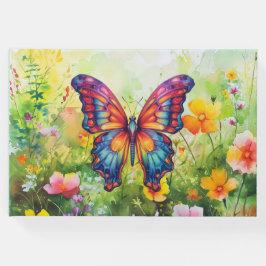 バタフライブルーオレンジウイング ゲストブック