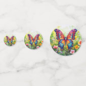 バタフライブルーオレンジウイング コンフェッティ (正面)