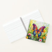 バタフライブルーオレンジウイング ノートブック (内部)