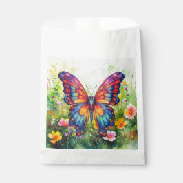 バタフライブルーオレンジウイング フェイバーバッグ