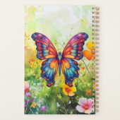 バタフライブルーオレンジウイング プランナー手帳 (裏面)