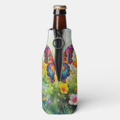 バタフライブルーオレンジウイング ボトルクーラー (ボトル裏面)