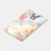 バタフライブルーオレンジウイング ポストイット (アングル)