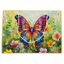 バタフライブルーオレンジウイング