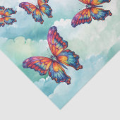 バタフライブルーオレンジウイング 薄葉紙 (詳細)