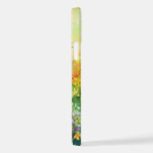 バタフライブルーオレンジウイング iPhoneケース (右側面)