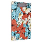 バタフライブルーオレンジハイブ |バタフライクリップボード クリップボード (右)