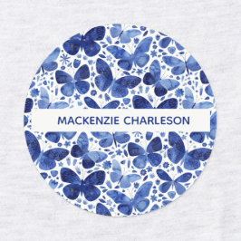 バタフライブルーパターン名 ラベル