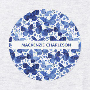 バタフライブルーパターン名 ラベル