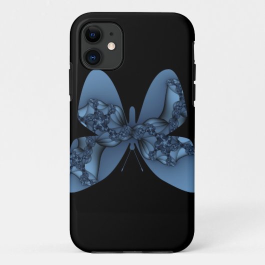 バタフライブルー Case-Mate iPhoneケース (裏面)