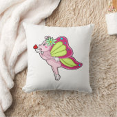 バタフライブロッサムハート クッション (ブランケット)