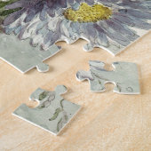 バタフライブーケフランスのスクリプトヴィンテージパズル ジグソーパズル (側面)