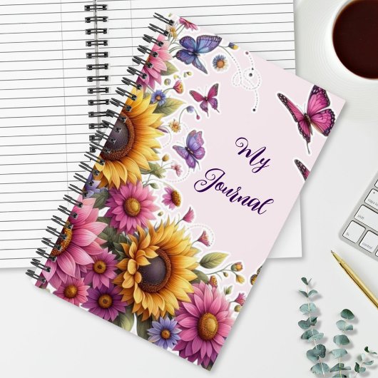 バタフライブーケ – My Journal ノートブック