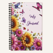 バタフライブーケ – My Journal ノートブック (正面)