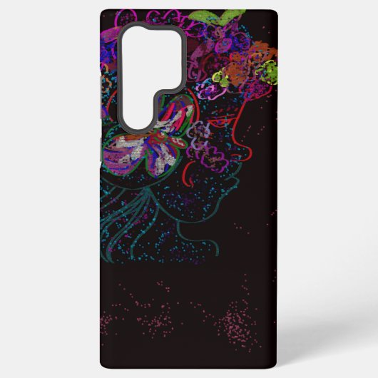 バタフライプリンセス Samsung Galaxyケース Galaxy S22 Ultraケース (裏面)