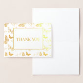 バタフライプリントサンキュー 箔カード (ディスプレー)