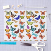 バタフライプリントティッシュペーパー 薄葉紙 (クラフト)