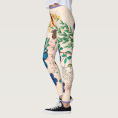 バタフライプリントレギンス レギンス (左)