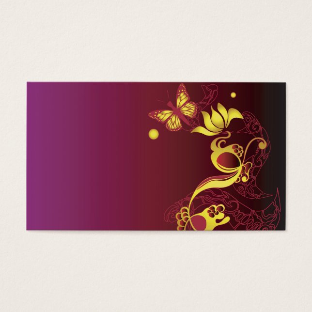 バタフライプロファイルカード (正面)