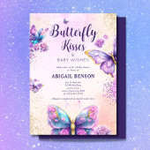 バタフライベイビーシャワー 招待状