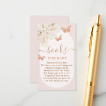 バタフライベビーシャワーガールブックベビー