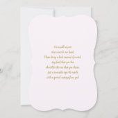 バタフライベビーシャワーガール招待状 招待状 (裏面)