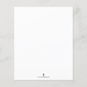 バタフライベビーシャワーキッズ活動カラーリングページ チラシ (裏面)