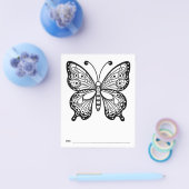 バタフライベビーシャワーキッズ活動カラーリングページ チラシ (シングル)