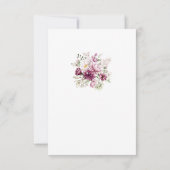 バタフライベビーシャワーフローラサンキューカード サンキューカード (裏面)