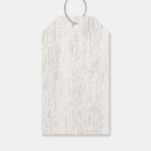 バタフライベビーシャワー好意ギフトラベル ギフトタグ (裏面)